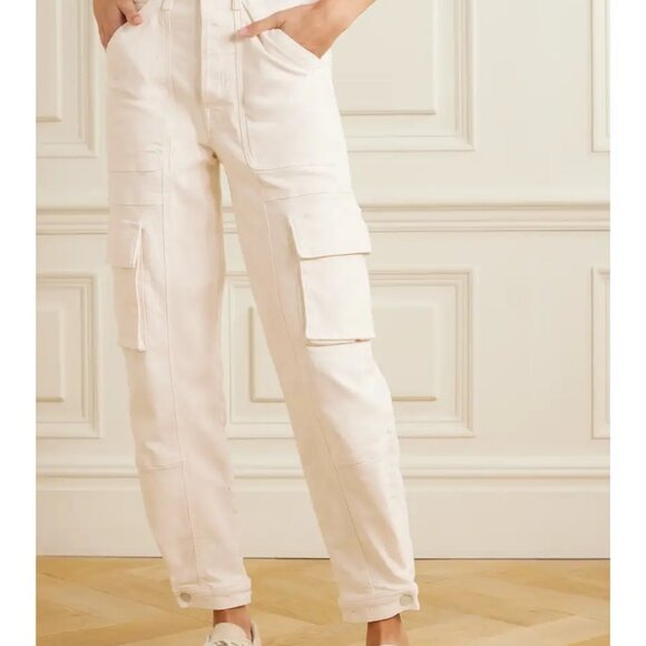 NWT$328 MOTHER Curbside Cargo Flood High-Rise Tapered Jeans 30 (8-10) - Picture 5 of 16